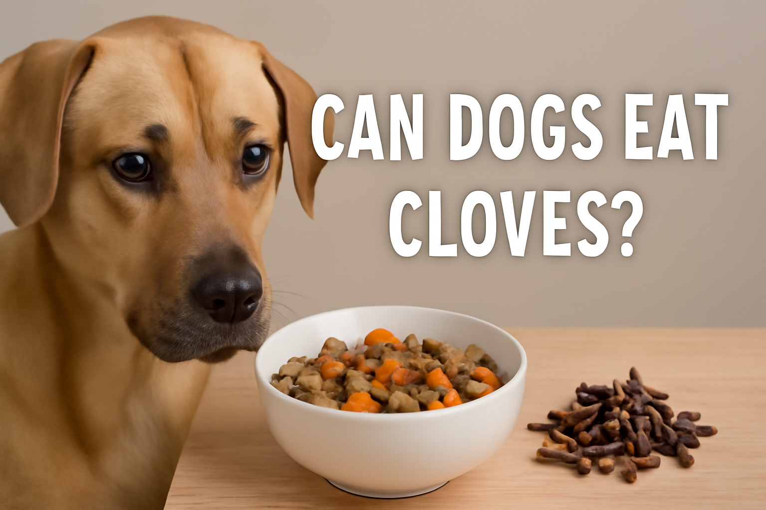 Can dogs eat cloves