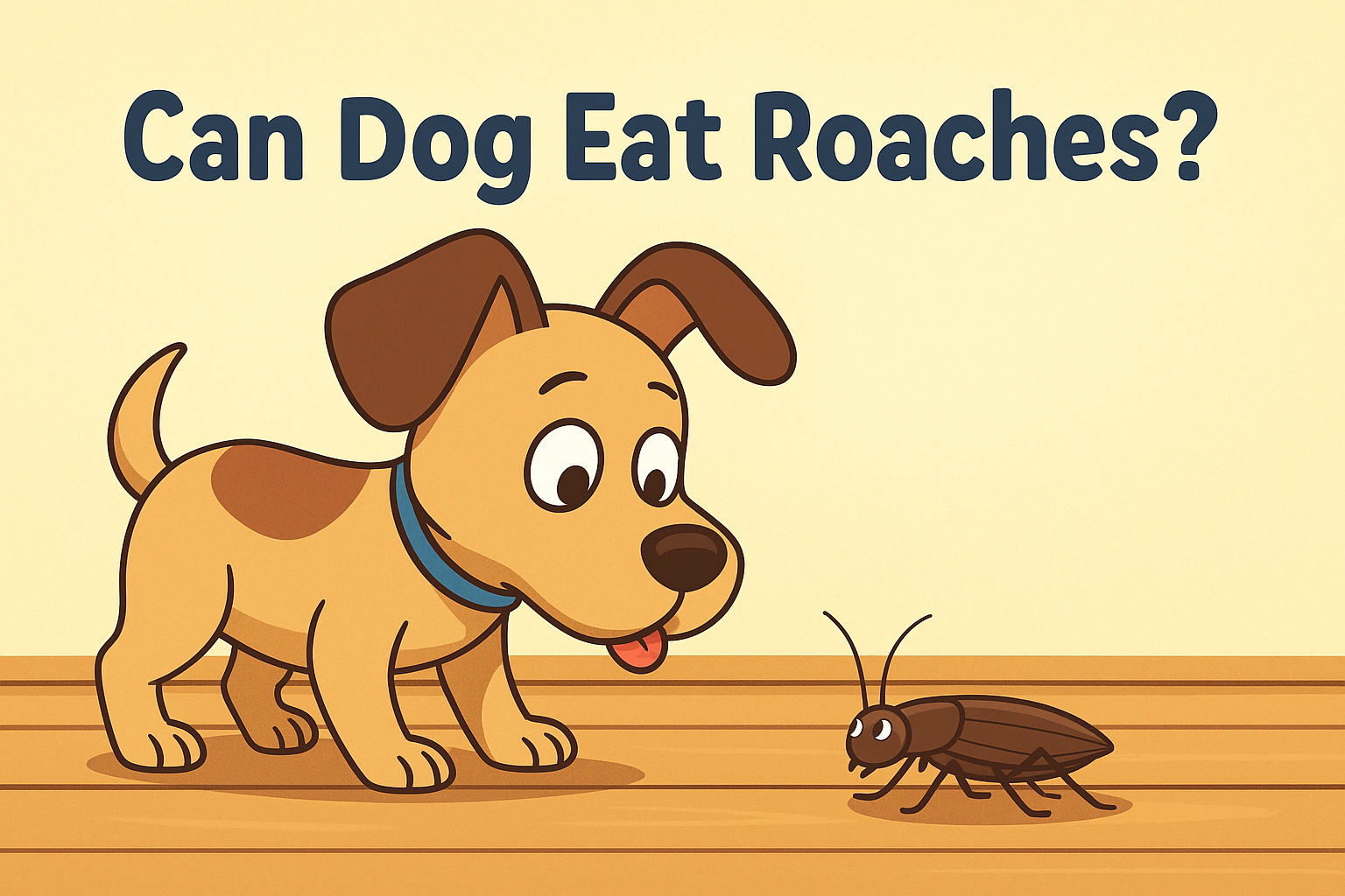 Can dog eat roaches