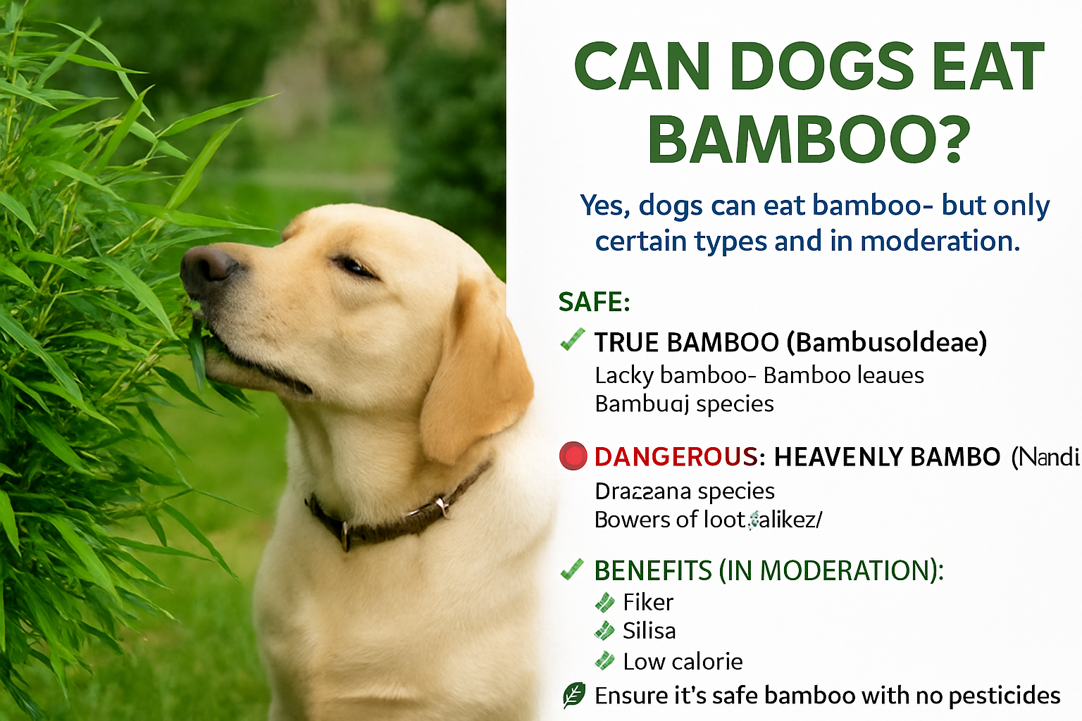 Can dogs eat bamboo