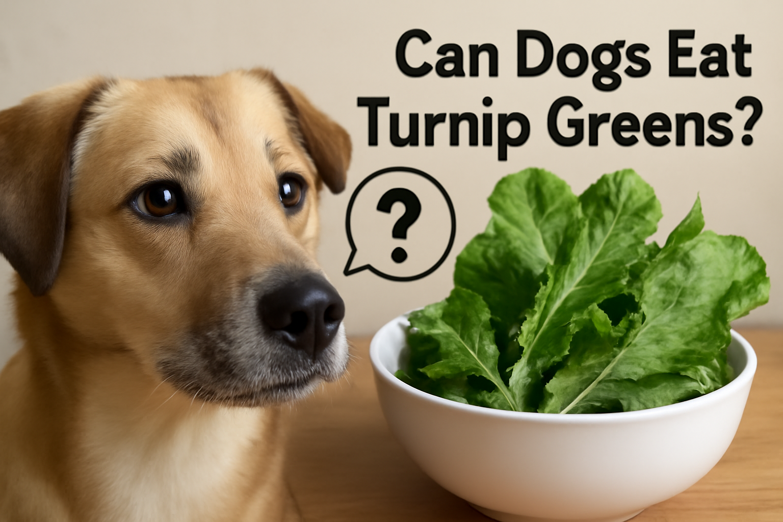 Can Dogs Eat Turnip Greens
