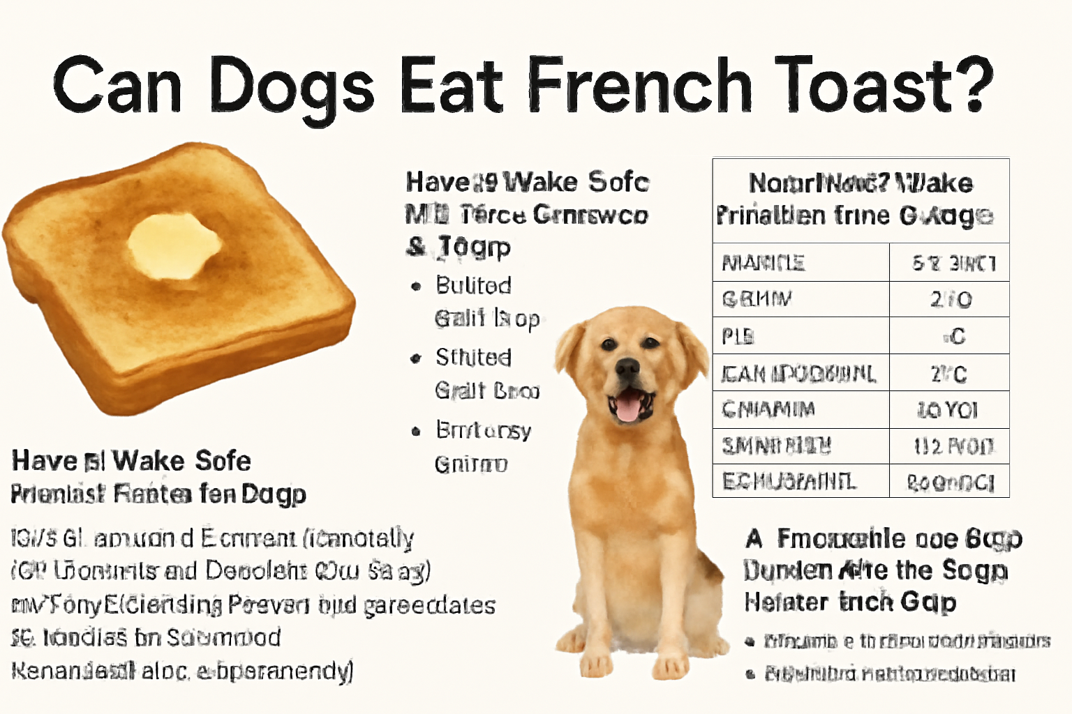 Can Dogs Eat French Toast
