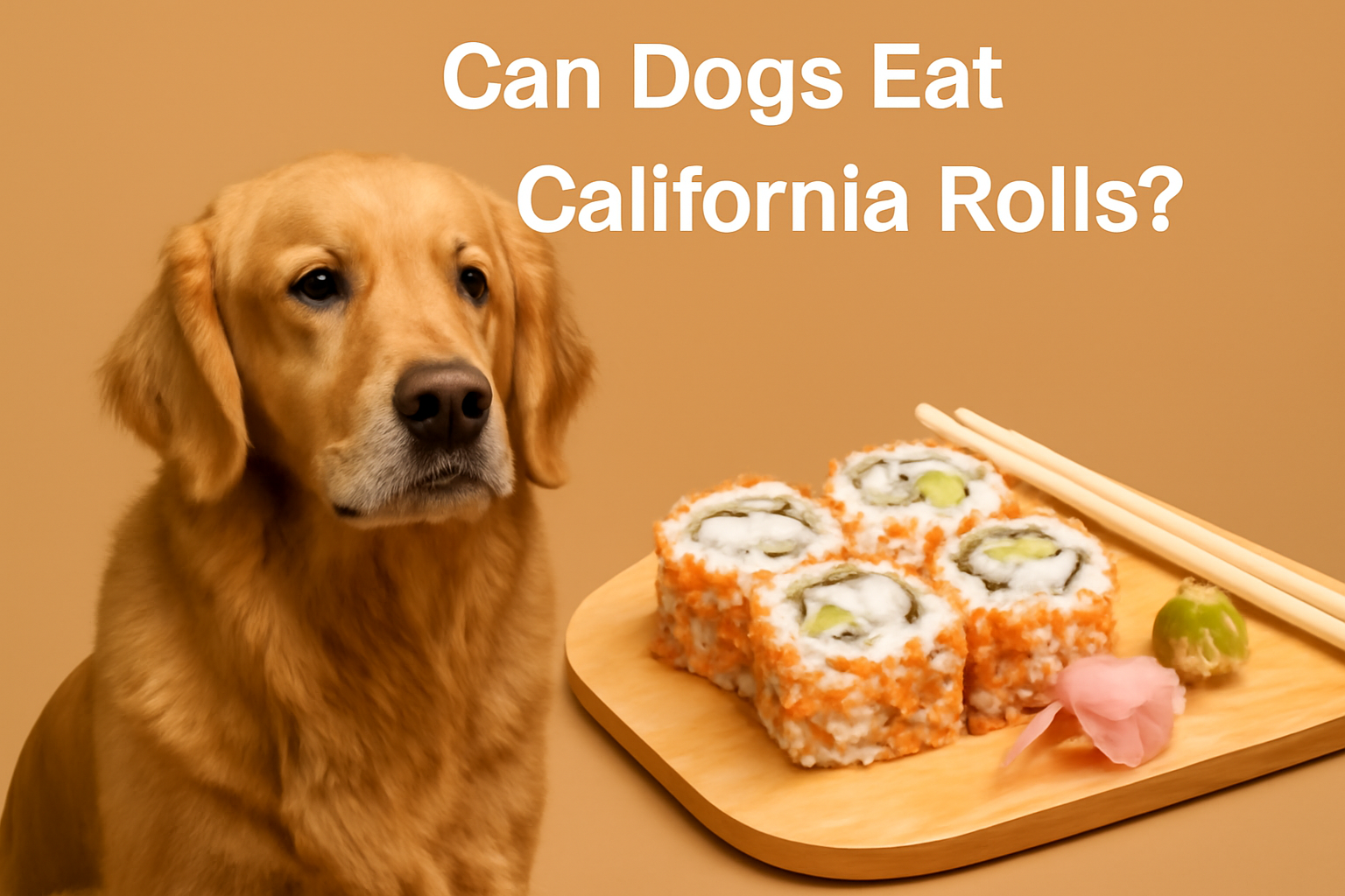 Can Dogs Eat California Rolls
