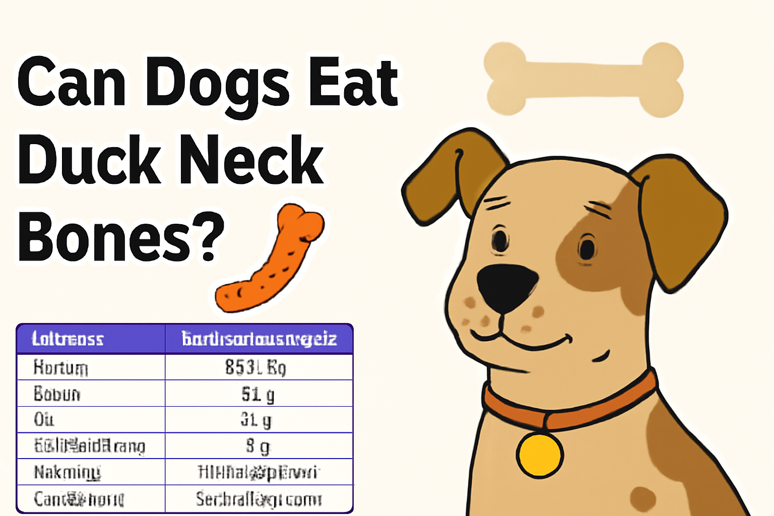 Can Dogs Eat Duck Neck Bones