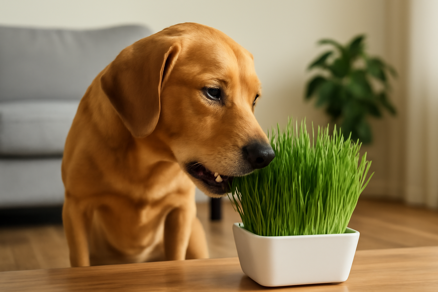 can dogs eat cat grass
