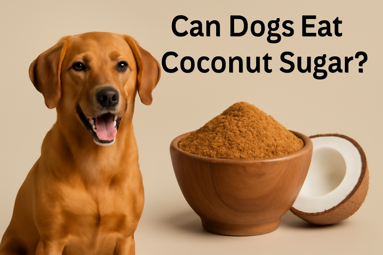 Can Dogs Eat Coconut Sugar