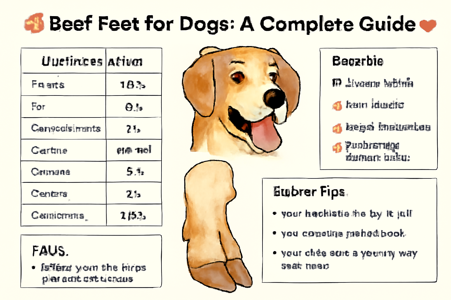 Beef Feet for Dogs